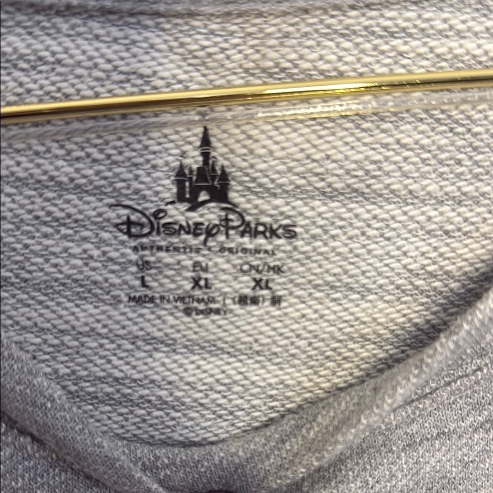 Gray Disney Crew Neck Sweatshirt with Graphic Design - Picture 2 of 4
